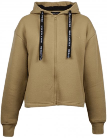 Nora Mikken GERTRUD Cropped Hoodie Camel - DAMKLÄDER XS-XXL - 