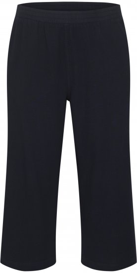 Kaffe Curve Nana Culottes Mörk Marinblå - Jeans & Byxor i Stora Storlekar – Plus Size - 