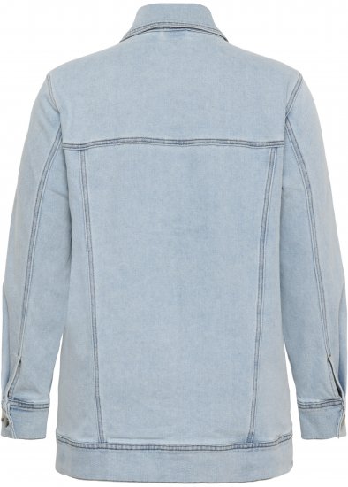 Kaffe Curve Ninna Casual Jacket Light Blue Washed - Jackor - 
