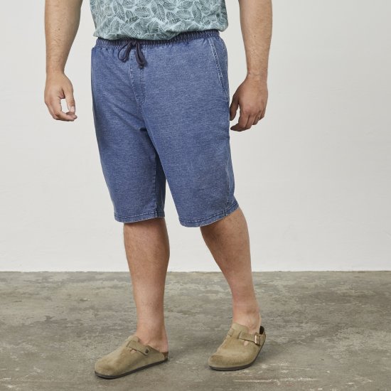 North Latitude 61333 Jog Denim-shorts Indigoblå - Shorts - Stora shorts W40-W60