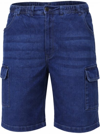 Espionage ST063 Denim Cargo Shorts Blue - Shorts - Stora shorts W40-W60