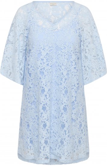Kaffe Curve Lucy Dress Nantucket Breeze Blue - Midiklänningar - 