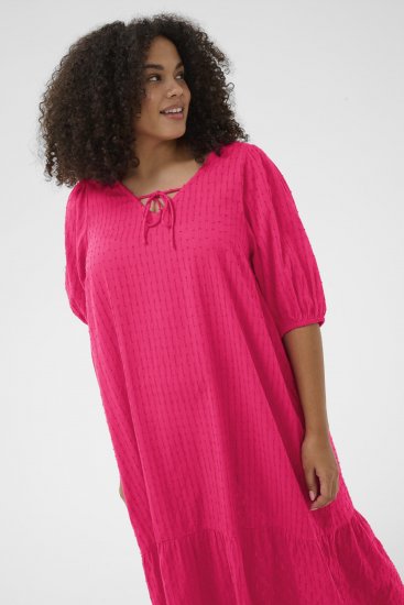Kaffe Curve Thea Dress Beetroot Purple - Klänningar - 