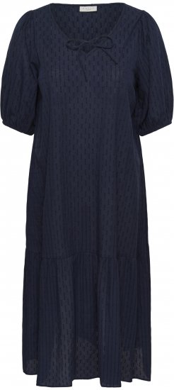 Kaffe Curve Thea Dress Midnight Marine - Maxiklänningar - 