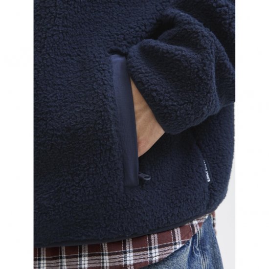 Jack & Jones Thatcher Fleece Jacket Sky Captain - Jackor - Stora jackor - 2XL-12XL