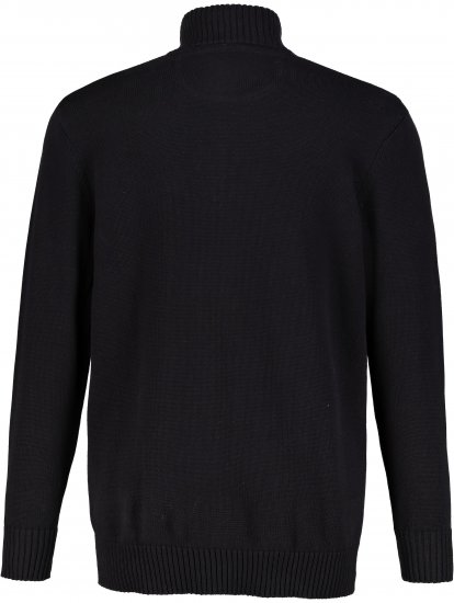 JP1880 Sweater Knitter with Zipper Black - Tröjor & hoodies - Stora hoodies & tröjor - 2XL-14XL