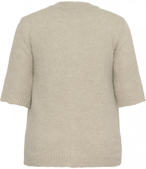 Kaffe Curve Emilia Cardigan Feather Grey Melange - Koftor - 