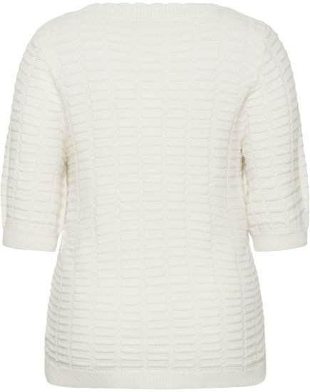 Kaffe Curve Lotia Pullover Chalk - Stickade tröjor - 