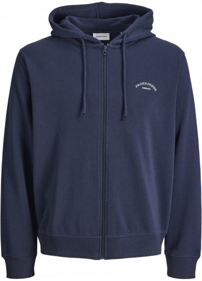 Jack & Jones College Logo Hoodie Navy - Tröjor & hoodies - Stora hoodies & tröjor - 2XL-14XL