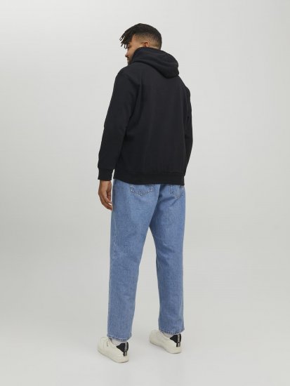 Jack & Jones Hunt Hoodie Black - Tröjor & hoodies - Stora hoodies & tröjor - 2XL-14XL