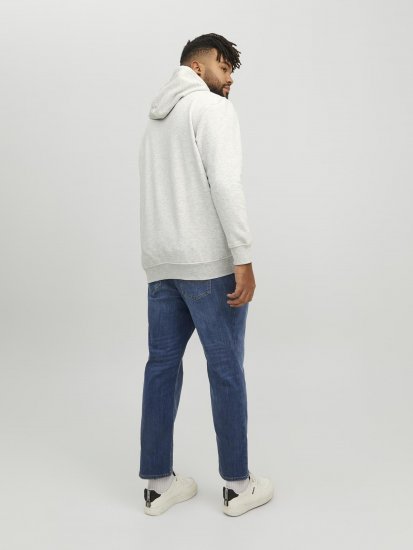 Jack & Jones Codyy Hoodie White - Tröjor & hoodies - Stora hoodies & tröjor - 2XL-14XL
