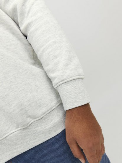 Jack & Jones Codyy Hoodie White - Tröjor & hoodies - Stora hoodies & tröjor - 2XL-14XL