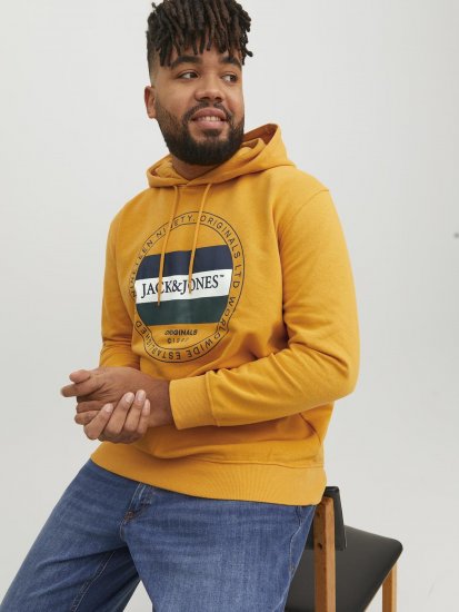 Jack & Jones Codyy Hoodie Yellow - Tröjor & hoodies - Stora hoodies & tröjor - 2XL-14XL