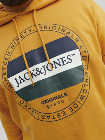 Jack & Jones Codyy Hoodie Yellow - Tröjor & hoodies - Stora hoodies & tröjor - 2XL-14XL
