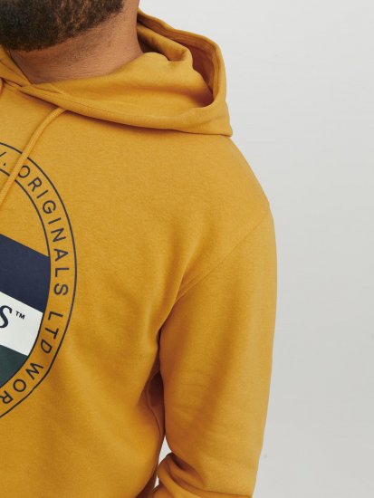 Jack & Jones Codyy Hoodie Yellow - Tröjor & hoodies - Stora hoodies & tröjor - 2XL-14XL