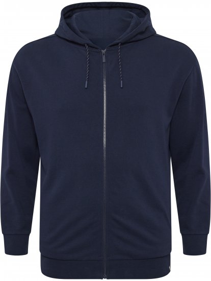 North Latitude Full Zip Hoodie Navy - Tröjor & hoodies - Stora hoodies & tröjor - 2XL-14XL