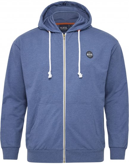 North Latitude Cardigan Hoodie Blue - Tröjor & hoodies - Stora hoodies & tröjor - 2XL-14XL
