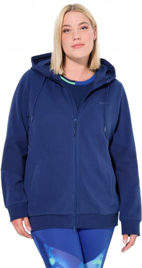 Ulla Popken Athletic Department Hoodie Navy - Collegetröjor & hoodies - 