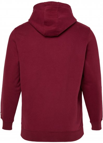 JP1880 Hoodie with Embroidery Aubergine - Tröjor & hoodies - Stora hoodies & tröjor - 2XL-14XL