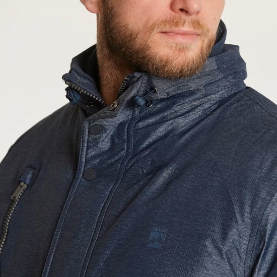 North Latitude 23134 Padded Jacket Waterproof 3K Navy - Jackor - Stora jackor - 2XL-12XL