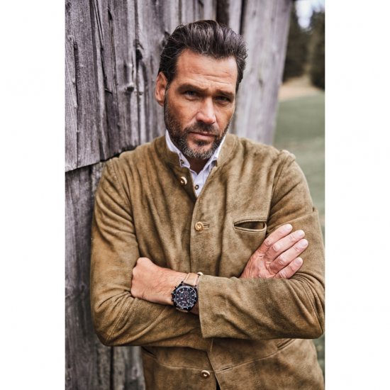 JP1880 Traditional Jacket Janker Goat Suede Brown - Festkläder - Festkläder – Fira stilfullt och bekvämt