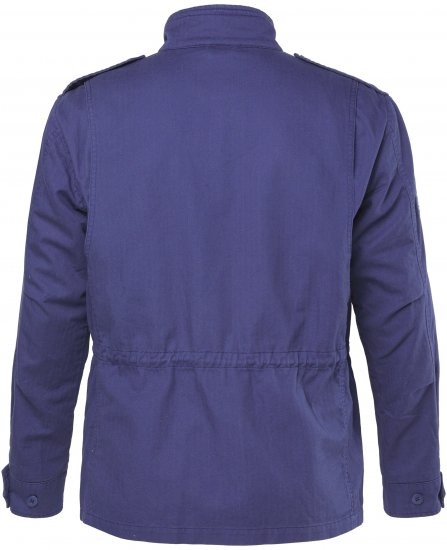 JP1880 Field Jacket with Badges Vintage Look Light Azure Blue - Jackor - Stora jackor - 2XL-12XL