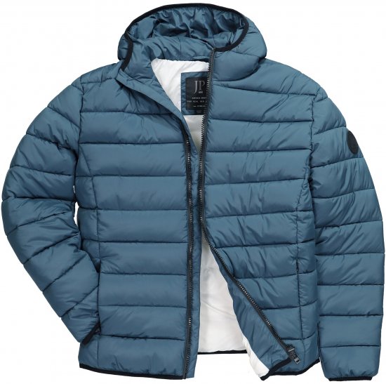 JP1880 Quilted Hooded Jacket Deep Blue - Jackor - Stora jackor - 2XL-12XL