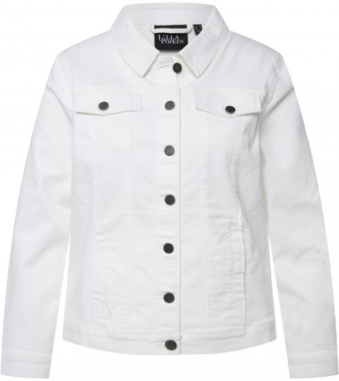 Ulla Popken Denim Jacket White - Jackor - 
