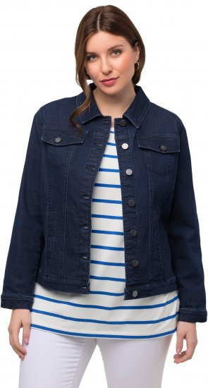 Ulla Popken Denim Jacket Blue Denim - Jackor - 