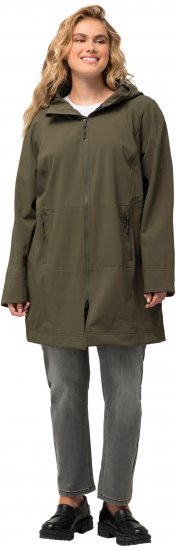 Ulla Popken Triple Function Softshell Jacket Loden Green - Jackor - 