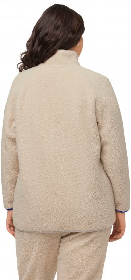 Ulla Popken Teddy Fleece Jacket Vanilla - Jackor - 