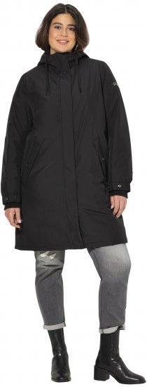 Ulla Popken HYPRAR Triple Function Weatherproof Jacket Black - Jackor - 