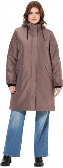 Ulla Popken HYPRAR Triple Function Weatherproof Jacket Taupe - Jackor - 