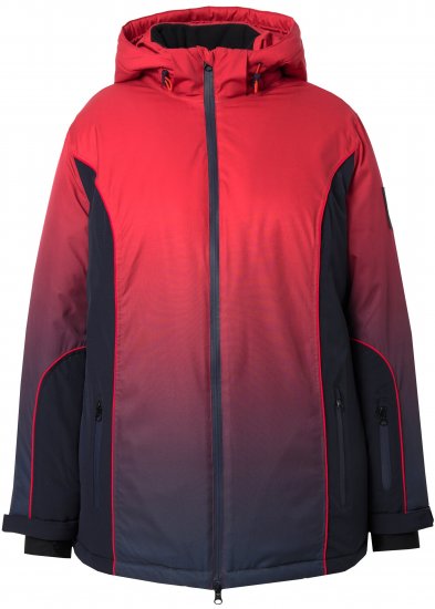 Ulla Popken Gradient Triple-Function Performance Ski Jacket Navy - Jackor - 