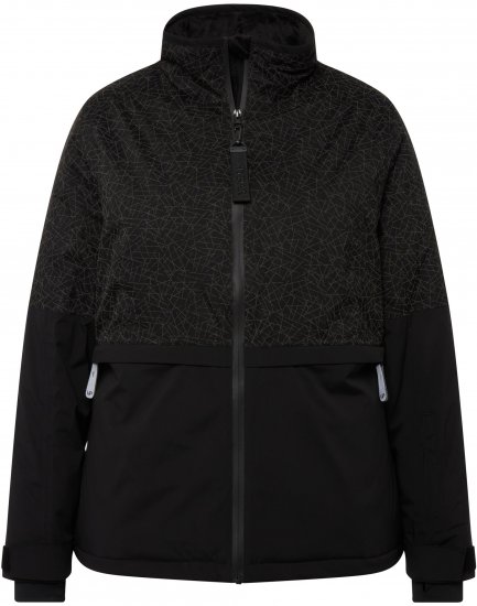 Ulla Popken HYPRAR Waterproof Running Jacket Black - Jackor - 