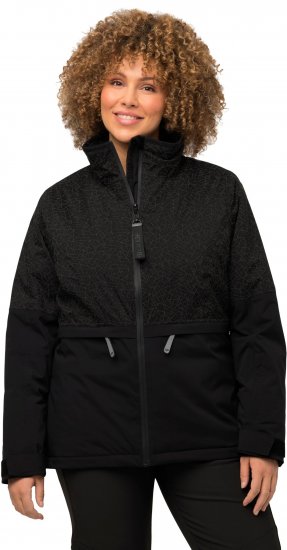 Ulla Popken HYPRAR Waterproof Running Jacket Black - Jackor - 