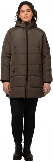 Ulla Popken HYPRAR Water Repellent Fully Lined Jacket Mocha - Jackor - 