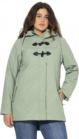 Ulla Popken HYPRAR Rain Jacket Mint Green - Jackor - 