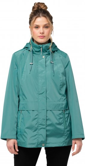 Ulla Popken HYPRAR Water-Repellent Windbreaker Soft Turquoise - Jackor - 