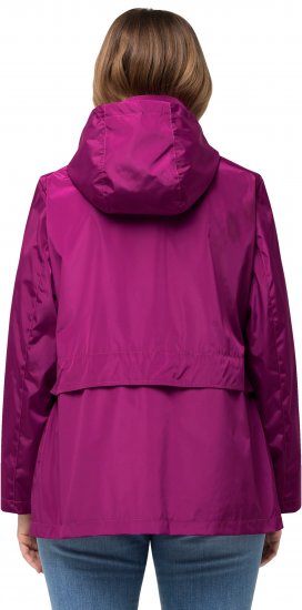 Ulla Popken HYPRAR Water-Repellent Windbreaker Berry - Jackor - 