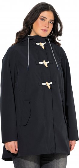 Ulla Popken HYPRAR Water-Repellent Softshell Jacket Black - Jackor - 