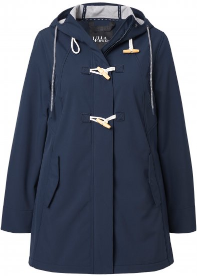 Ulla Popken HYPRAR Water-Repellent Softshell Jacket Navy - Jackor - 