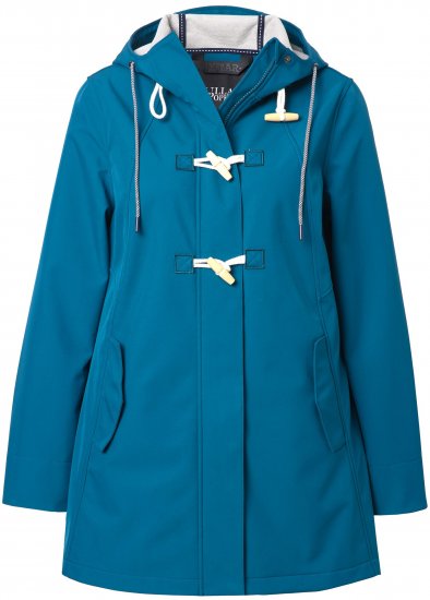 Ulla Popken HYPRAR Water-Repellent Softshell Jacket Teal - Jackor - 