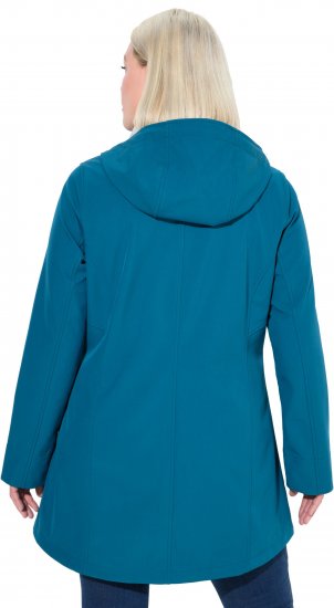 Ulla Popken HYPRAR Water-Repellent Softshell Jacket Teal - Jackor - 