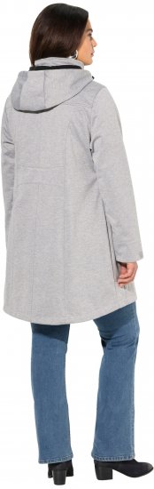 Ulla Popken HYPRAR Melange Softshell Jacket Grey Melange - Jackor - 