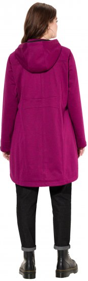 Ulla Popken HYPRAR Melange Softshell Jacket Berry - Jackor - 