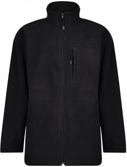 Espionage FL014 Bonded Fleece Jacket Black - Jackor - Stora jackor - 2XL-12XL