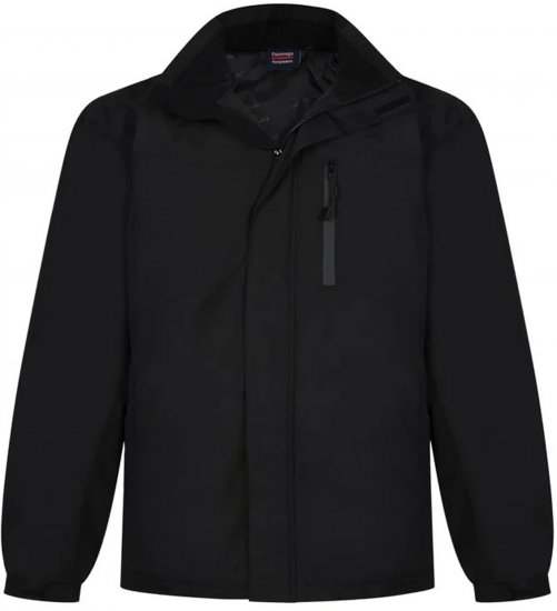Espionage JT121 Padded Waterproof Coat Black - Jackor - Stora jackor - 2XL-12XL