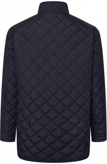 Kam Jeans KV139 Heritage Quilted Parka Jacket Navy - Jackor - Stora jackor - 2XL-12XL