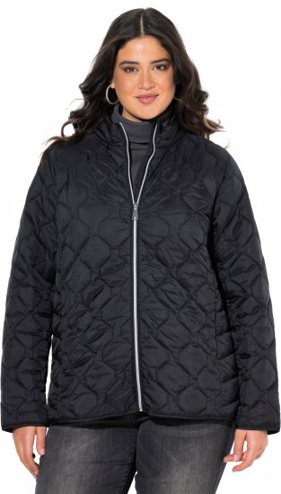 Ulla Popken HYPRAR Lightweight Quilted Water-Repellent Jacket Black - Jackor - 